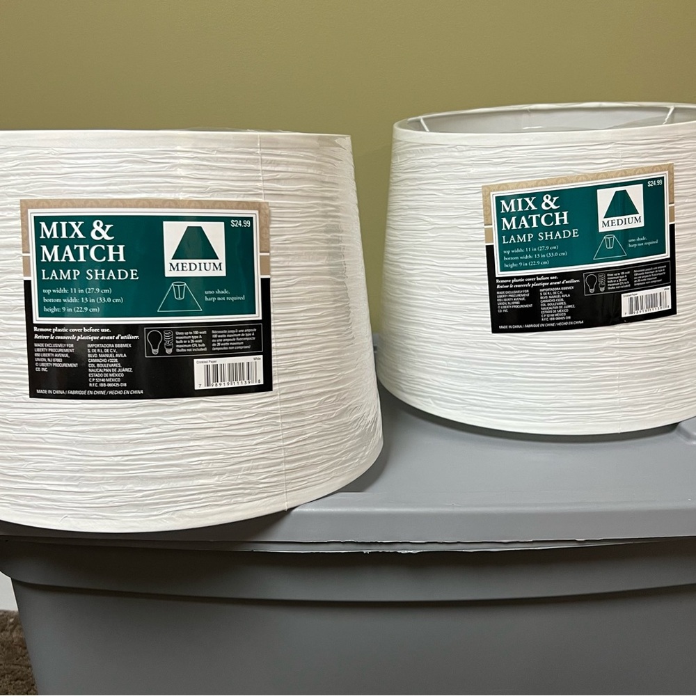 White Mix & Match Lampshade